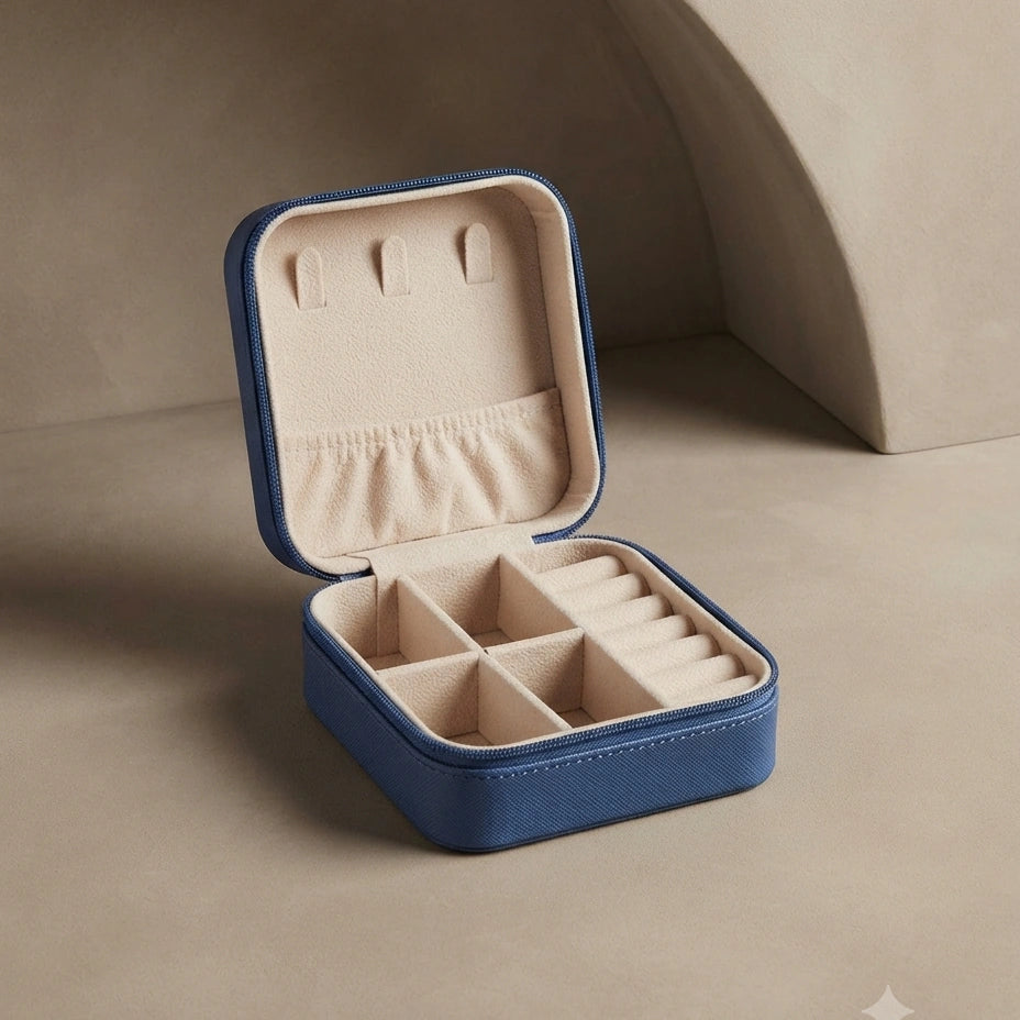 Mini Zip Jewellery Box – Classic – view 4