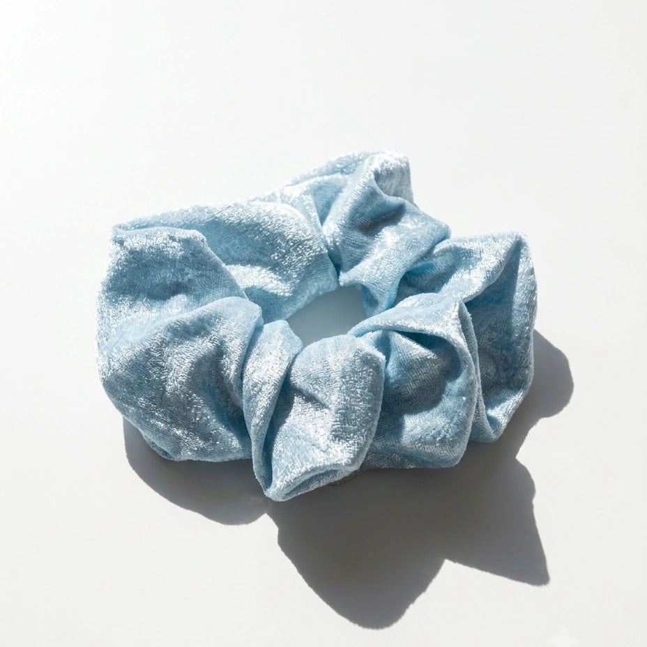 Obsidian Velvet Scrunchie