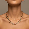 Fluid Gold Statement Necklace – Nische
