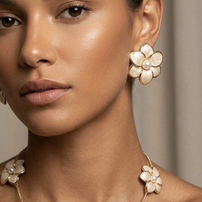 Floral Station Necklace – Nische