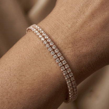 Twin Path Tennis Bracelet – view 3