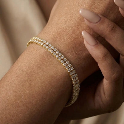 Twin Path Tennis Bracelet – view 6