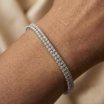 Twin Path Tennis Bracelet – view 7