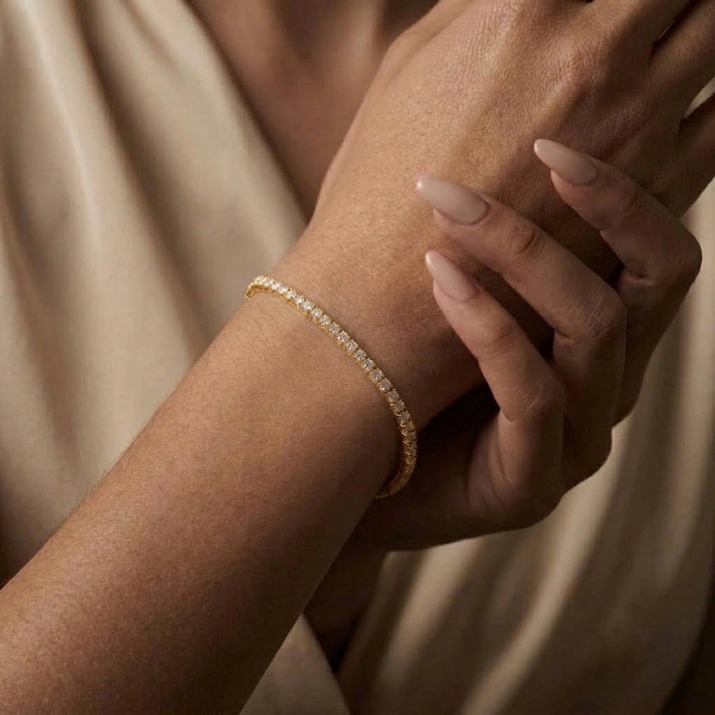 Single Line Tennis Bracelet – view 7