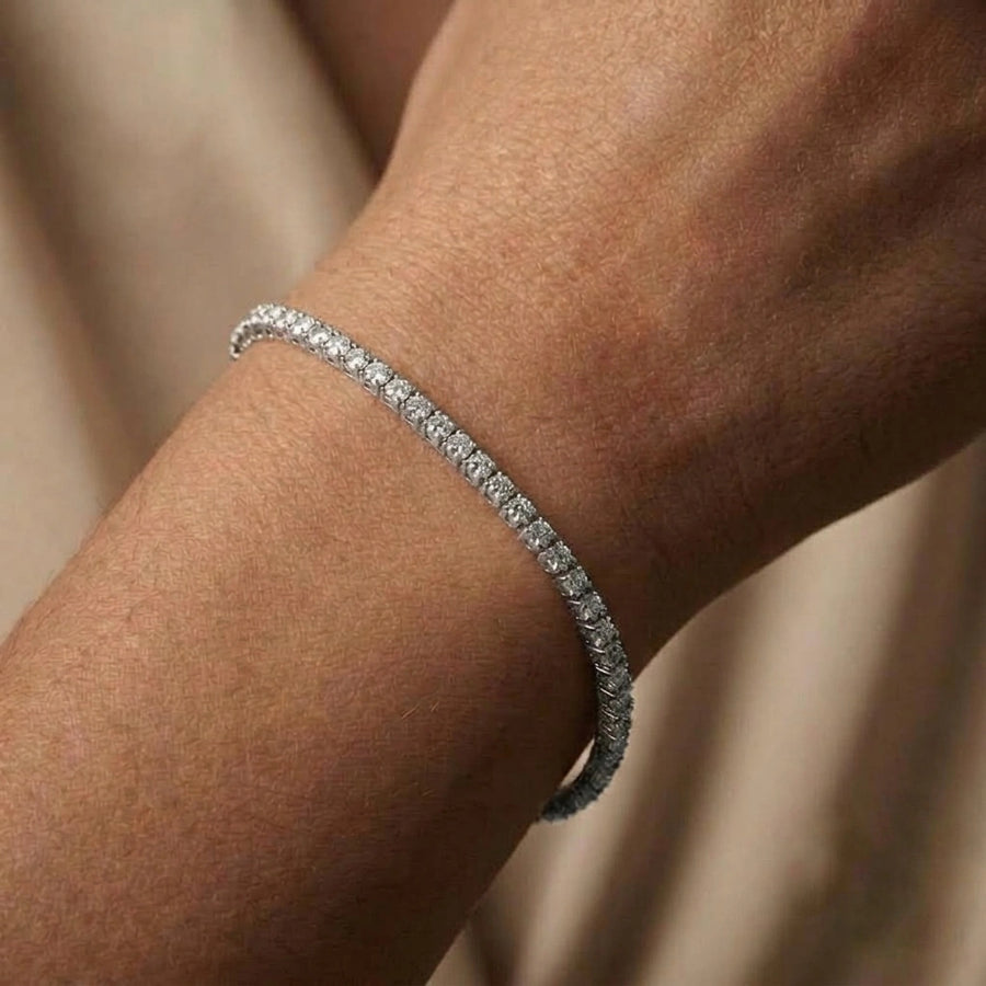 Single Line Tennis Bracelet – Nische
