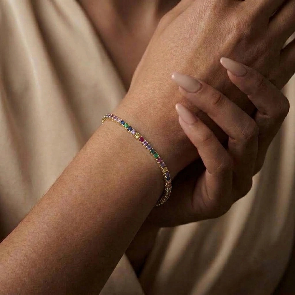 Multicolour Tennis Bracelet – view 2