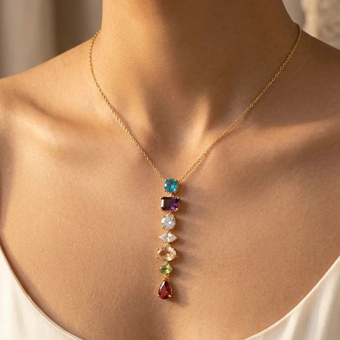 The Rainbow Cascade Pendant – Nische