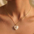 Stone Heart Pendant Necklace – Nische