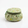 Green Embroidered Jewellery Pouch – Nische