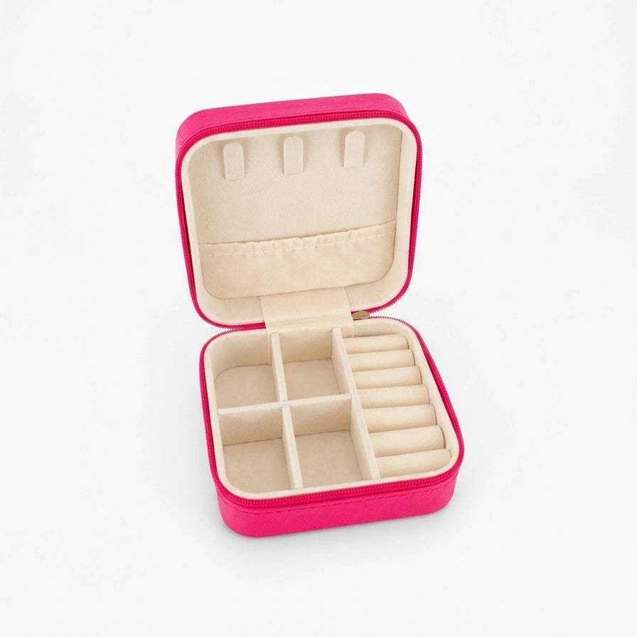 Mini Zip Jewellery Box – Pastel – view 8