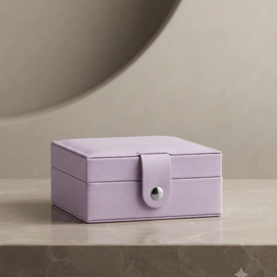 Lilac Clasp Jewellery Box – Nische