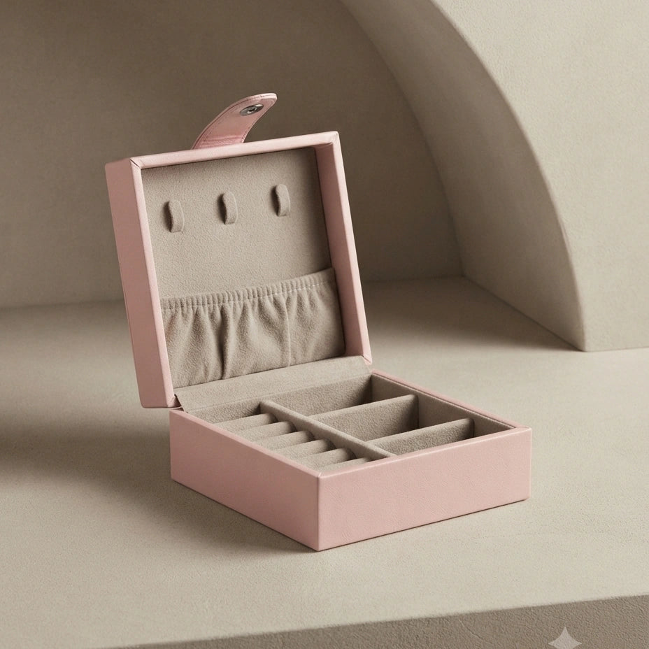Lilac Clasp Jewellery Box – view 4