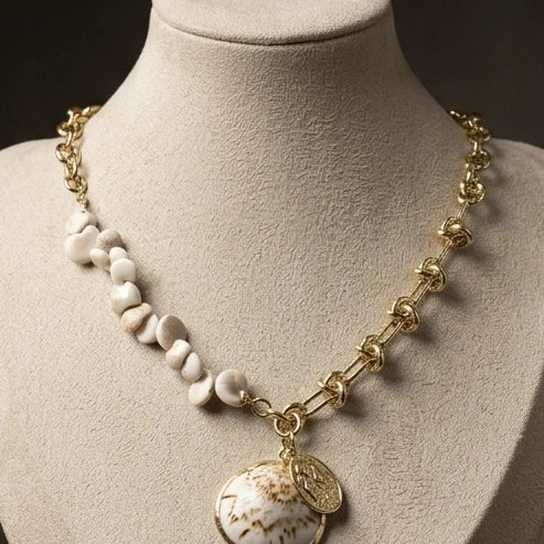The Golden Shell Necklace – Nische