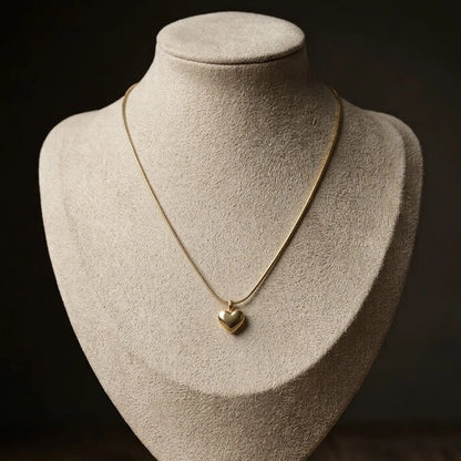 Puff Heart Necklace