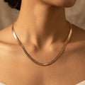 Rose Gold Herringbone Chain