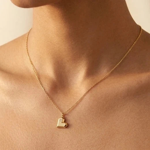 Golden Prism Heart
