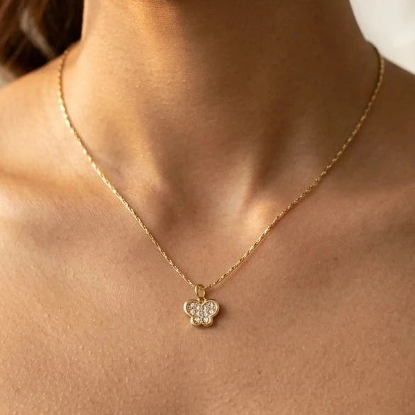 The Golden Butterfly Pendant