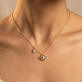 The Teardrop Evil Eye Necklace