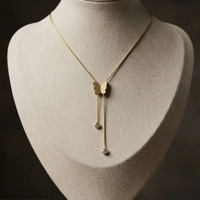 Ethereal Butterfly Lariat