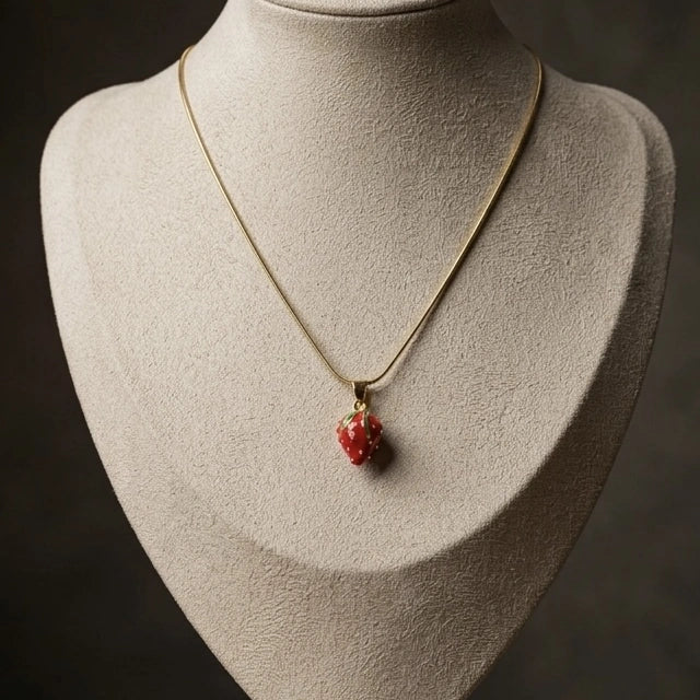 Sweet Strawberry Pendant