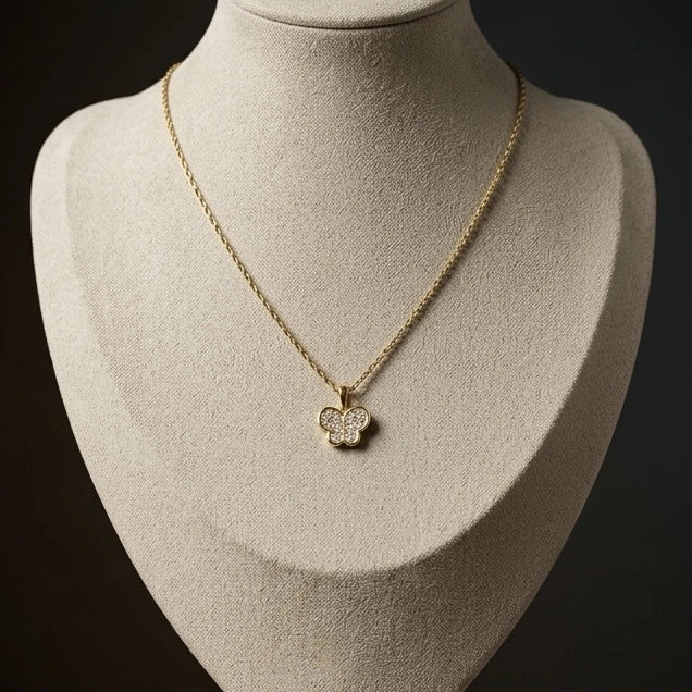 The Golden Butterfly Pendant