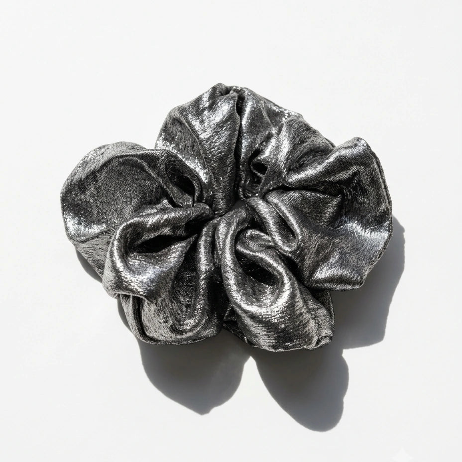 Obsidian Velvet Scrunchie