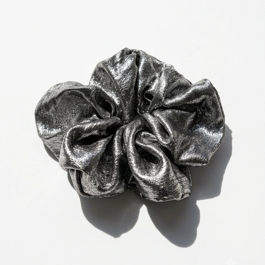 Obsidian Velvet Scrunchie