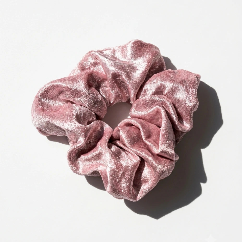 Obsidian Velvet Scrunchie