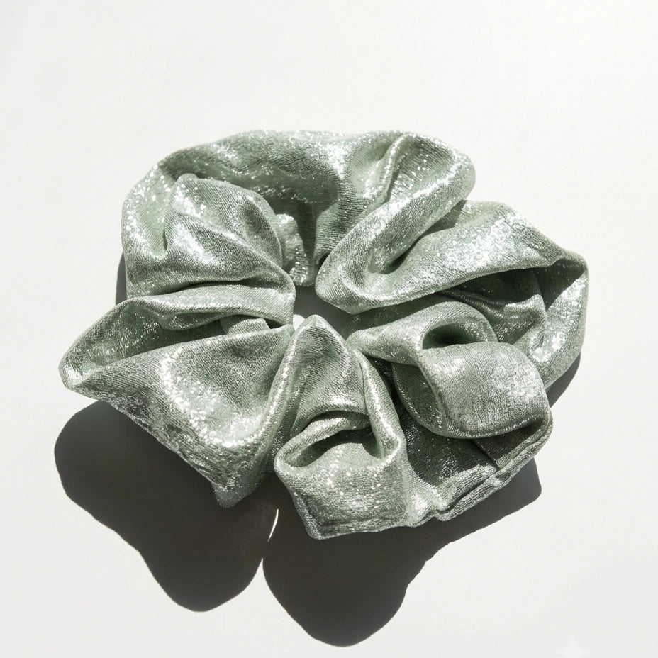 Obsidian Velvet Scrunchie