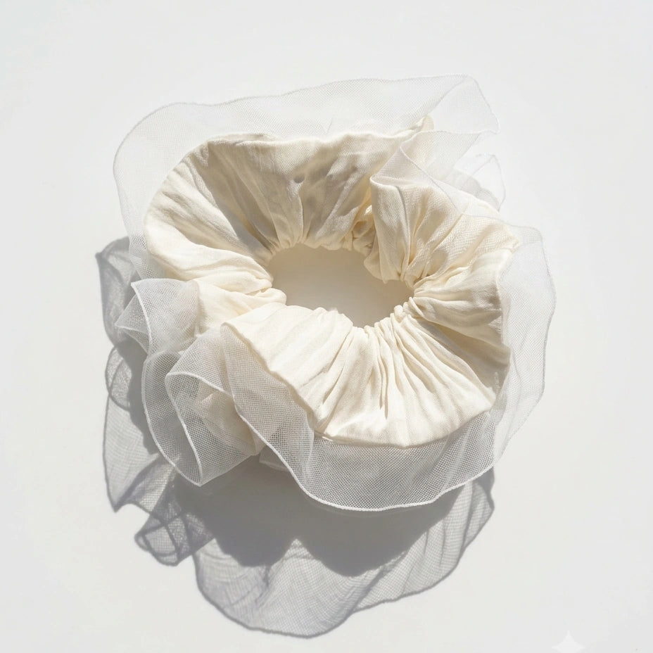 big Ethereal Petal Scrunchie