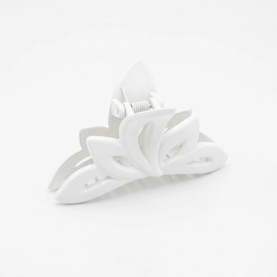 Amber Bloom Claw Clip