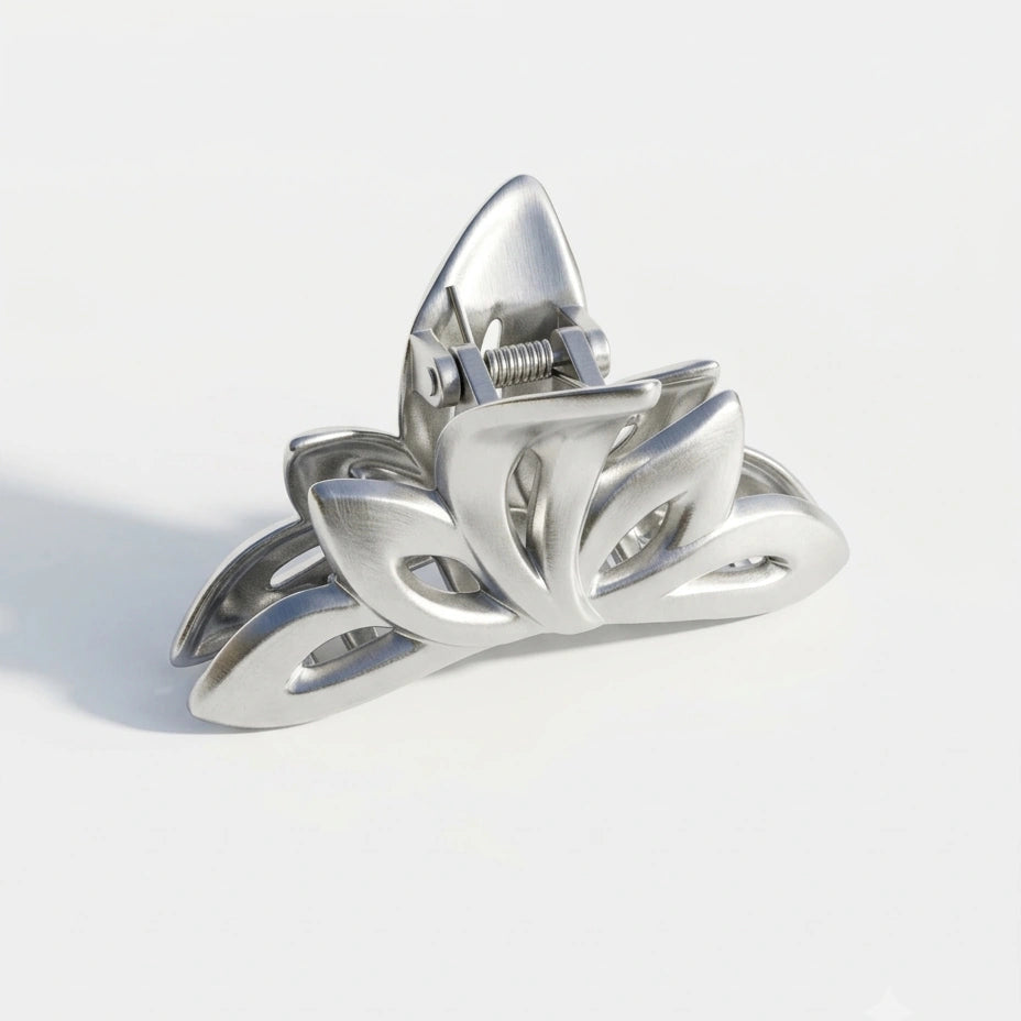 Amber Bloom Claw Clip