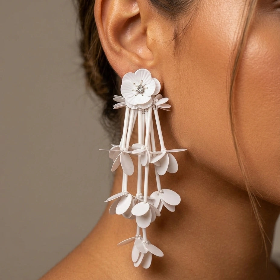 Floral Drop Earring – view 2