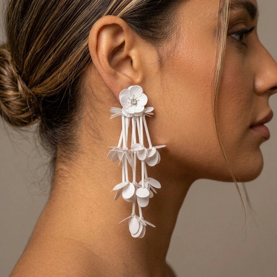 Floral Drop Earring – view 3