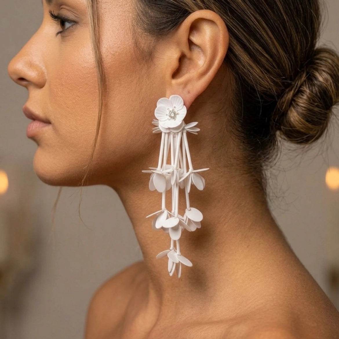 Floral Drop Earring – view 4