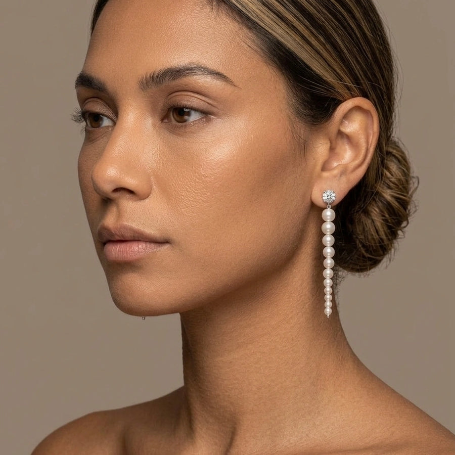 Pearl Drop Earrings – Nische