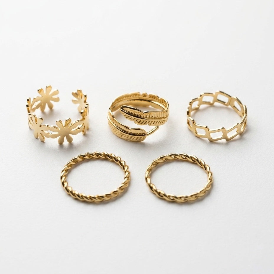 nische signature stackable rings