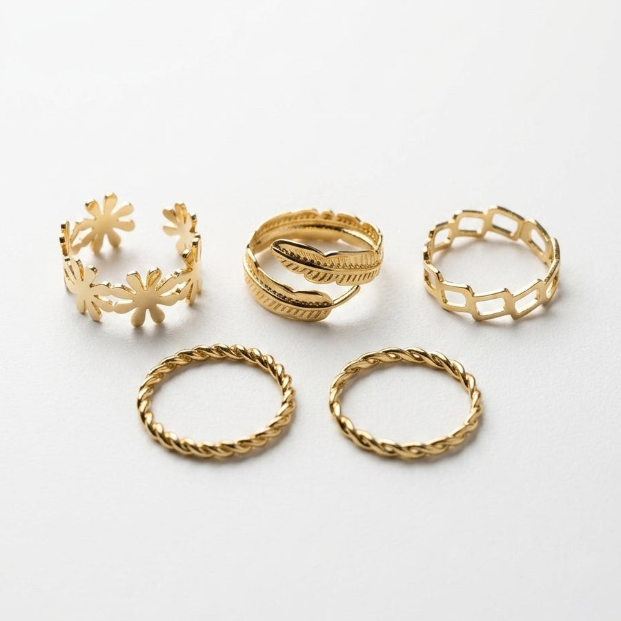 nische signature stackable rings