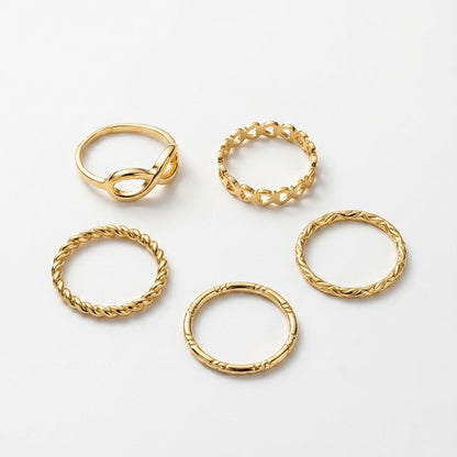 Infinity Knot Stackable Ring Set – Nische