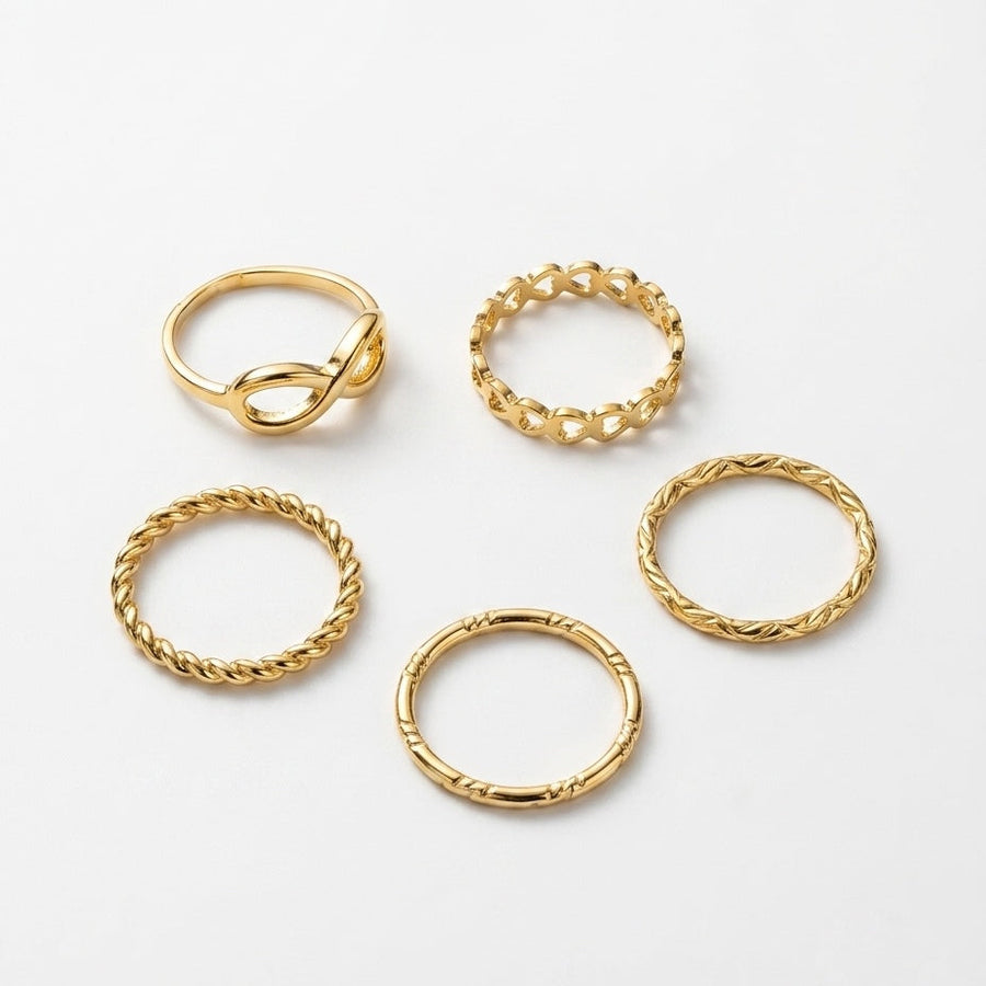 Infinity Knot Stackable Ring Set – Nische