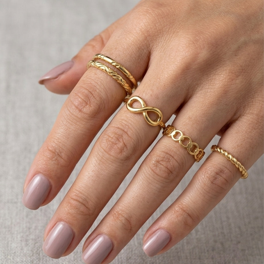 Infinity Knot Stackable Ring Set – view 2