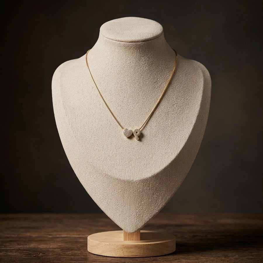 Elegant gold pendant necklace for women