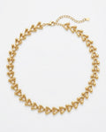 Golden Arrowhead Link Necklace - view 2