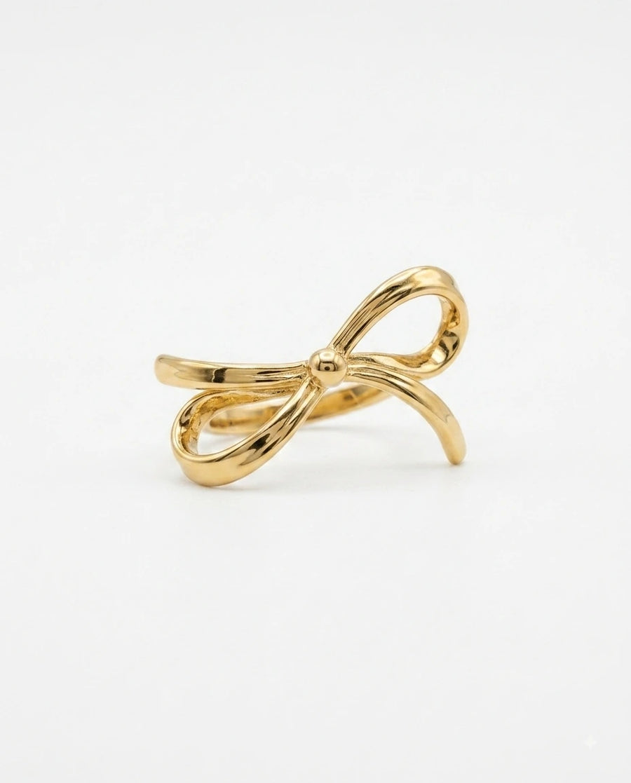 Golden Bow Ring