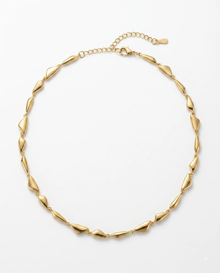 Golden Petal Choker