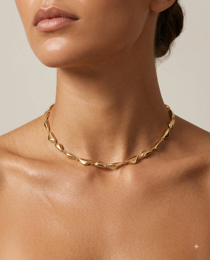 Golden Petal Choker - view 2