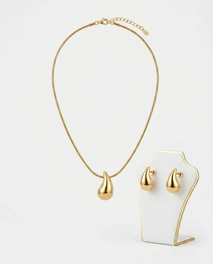 Golden Tear Pendant - view 2
