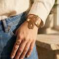 Open Heart Cuff Bracelet