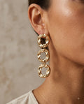 Molten Gilded Hoops