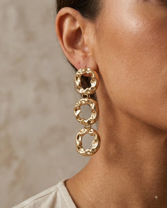 Molten Gilded Hoops